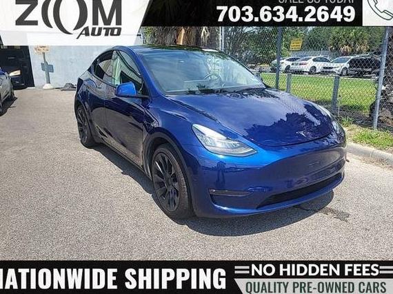 TESLA MODEL Y 2022 7SAYGDEE8NF422670 image